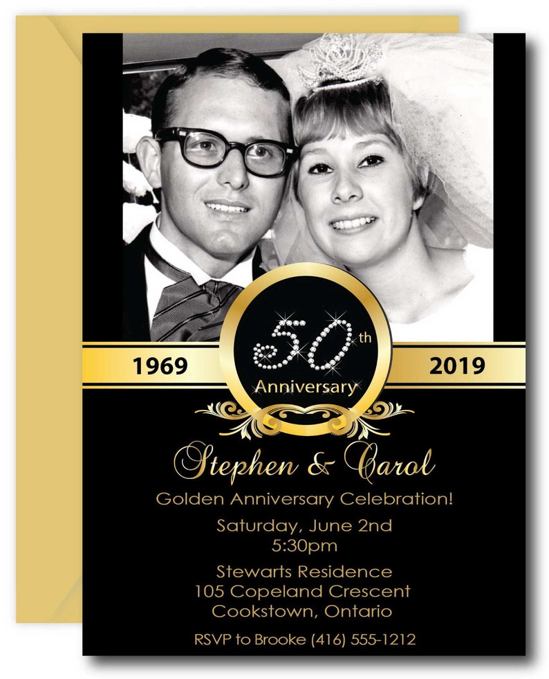 50th Anniversary Invitation