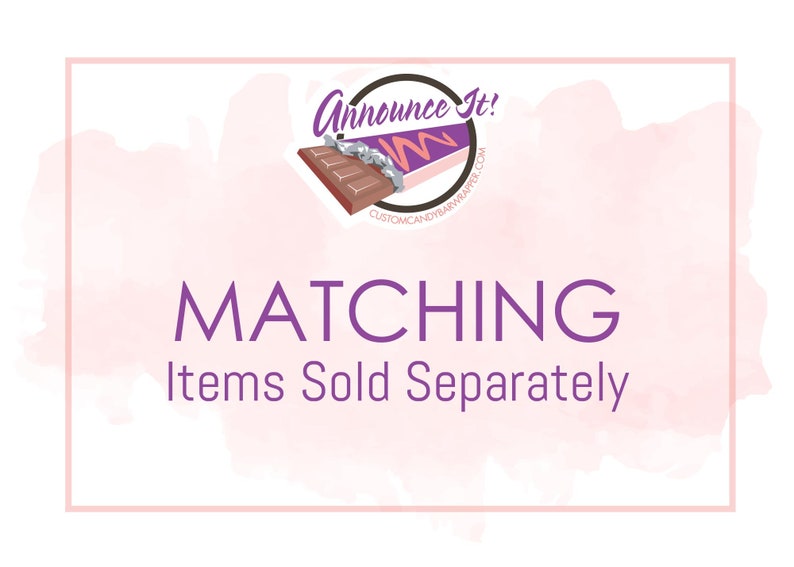 Matching items sold separately