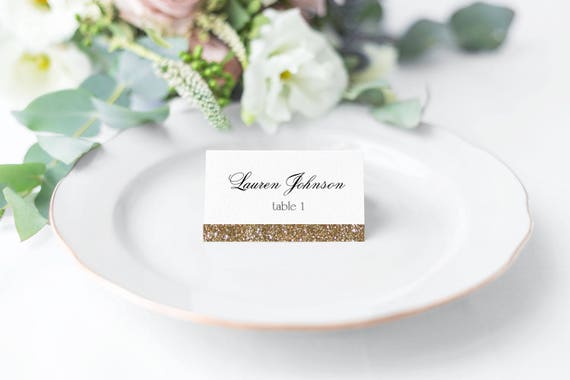 Glitter Seating Cards | Glitter Place Cards | Glitter Table Cards | Glitter Name Cards | Glitter Placecards | Escort Cards Il_570xn