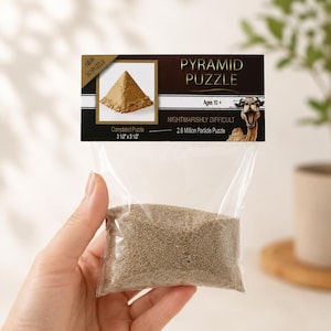 Pyramidenpuzzle als Scherzartikel, Wichtelgeschenk, Pyramidenpuzzle als kleines Mitbringsel, Geschenk für den Weihnachtsmann