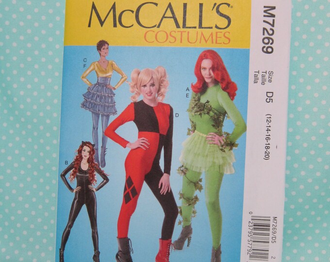 Poison Ivy Costume Pattern Harley Quinn Costume Pattern Cat Etsy