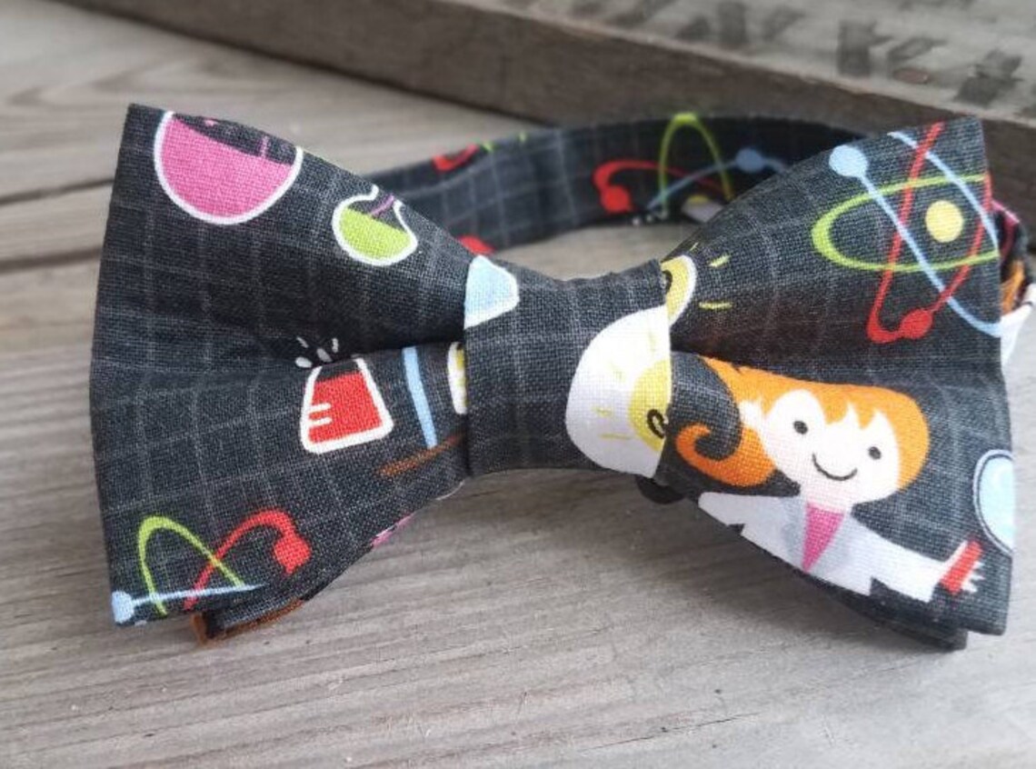 Scientist bow tie childrens science bow tie wedding chemistry Etsy