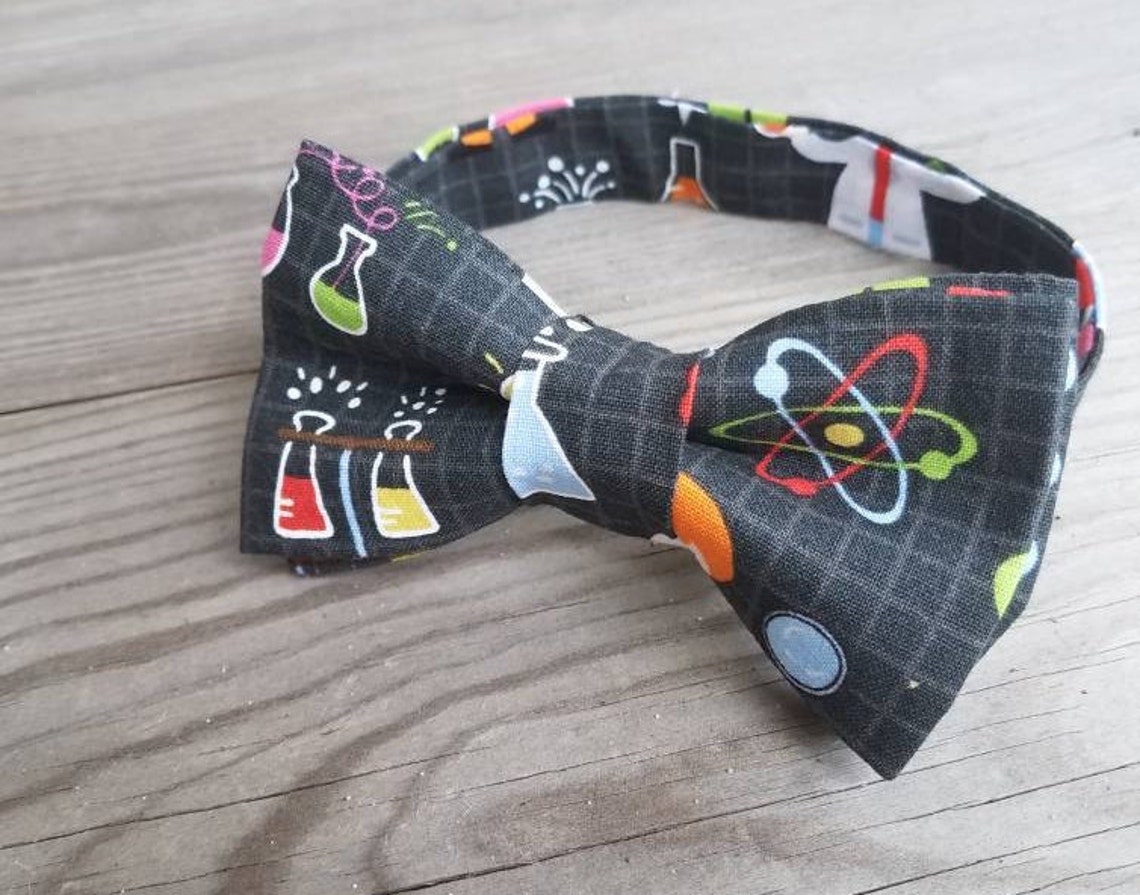 Scientist bow tie childrens science bow tie wedding chemistry Etsy
