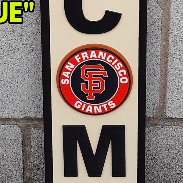 Huge San Francisco Giants Iron-On Patch - 5.5 X 8 Inches, Embroidered Team Logo, For Jackets, Hats, Bags