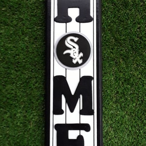 Chicago White Sox "HOME" Wood Decor Sign | Chicago White Sox Gifts | White Sox Fan - Great House Warming/First Home Gift! bild 3