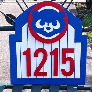 Chicago Cubs Address Sign 