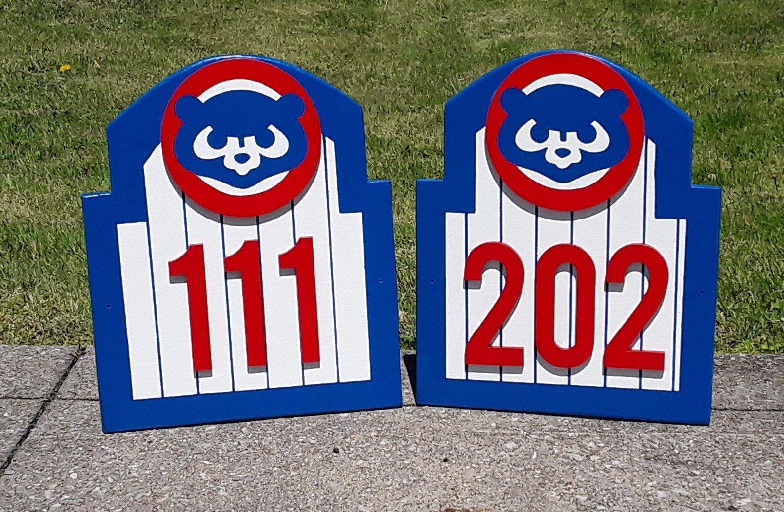 CHICAGO CUBS Address Sign cubbies Custom Made With Etsy