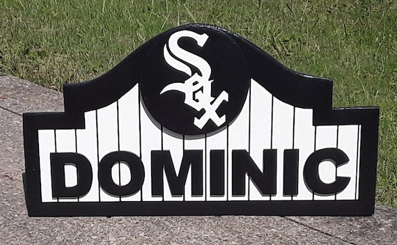 Chicago White Sox Name Sign Custom Made Wood Decor Sign | Chicago White Sox Gifts | Chicago White Sox Fan  (FREE SHIPPING)