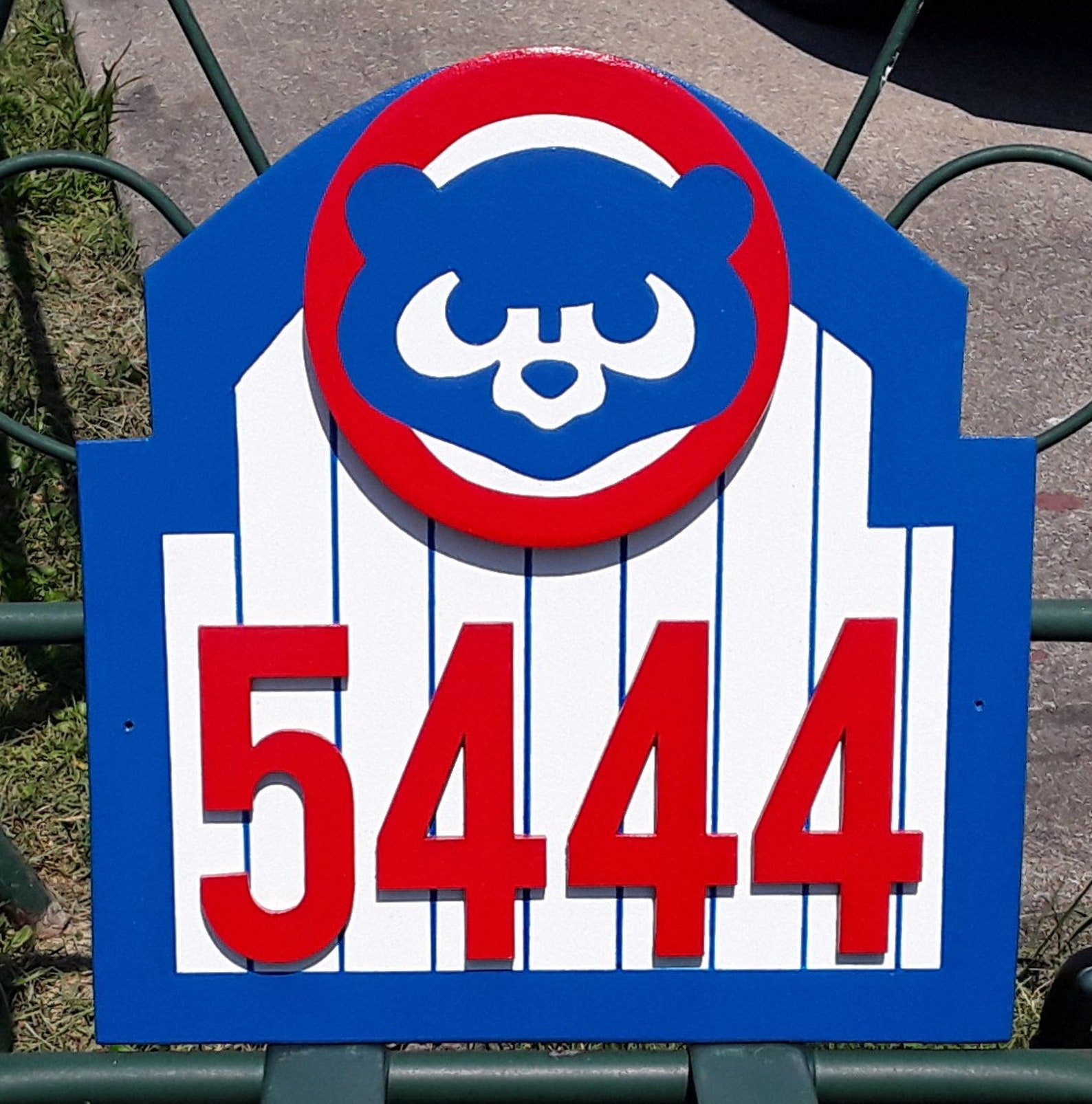 CHICAGO CUBS Address Sign cubbies Custom Made With Etsy
