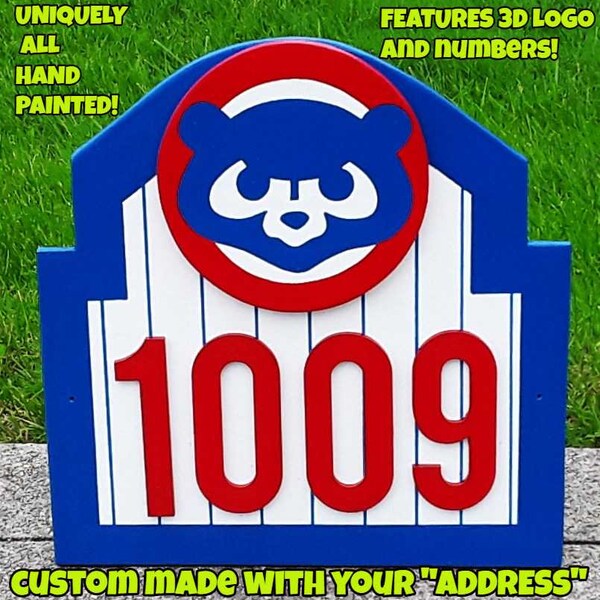 Chicago Cubs Decor Etsy