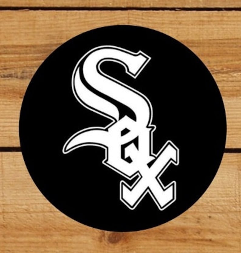 Chicago White Sox "HOME" Wood Decor Sign | Chicago White Sox Gifts | White Sox Fan - Great House Warming/First Home Gift! bild 5