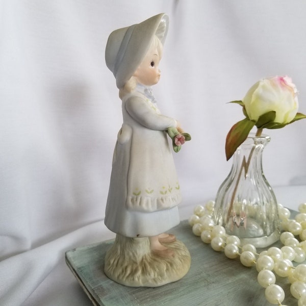 Lefton Figurines Young Girl 6" Porcelain,  Lefton Collectibles, Children's Nursery Room Decor