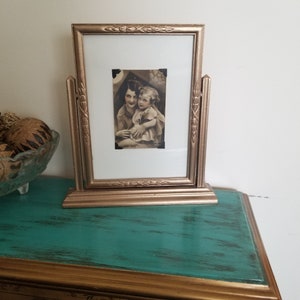 Vintage Art Deco Wooden Picture Photo Frame Swing Swivel Tilt Ornate ...