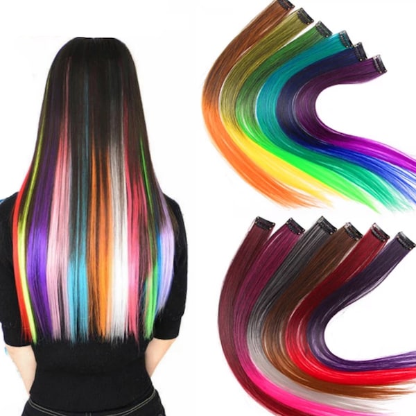 Synthetic Hair Extensions - lots of colors