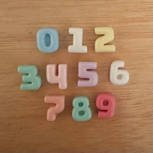 Number trinkets - I Spy Sensory