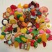 Food/Drink Trinkets for I Spy Bags and Bottles, sensory bins, teaching, education, games, tiny toys- No Duplicates Qty 25/50 