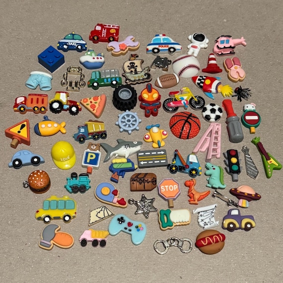All Boy Trinkets for I Spy Bags and Bottles, sensory bins, teaching, education, games, tiny toys- No Duplicates Qty 25/50