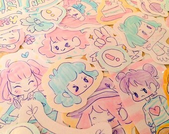 Sticker Flakes - Handmade Originals
