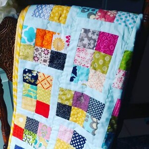 Six Patch Quilt Pattern/PDF Quilt Pattern/Scrap Quilt Pattern