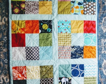 Charming Nines Quilt Pattern/PDF Quilt Pattern/Scrap Quilt Pattern