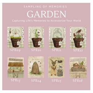 Garden Options -  Thread Keep - Scissor Keep - Needle Keep - Necklace Keep