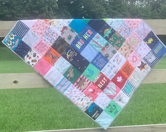 Memory quilt made from your clothing items