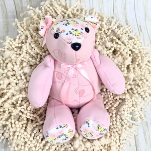 Memory Bear Keepsake Bear Actual Height and Weight Bear Etsy