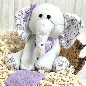 Memory Elephant, Keepsake elephant, Actual birth height and weight elephant