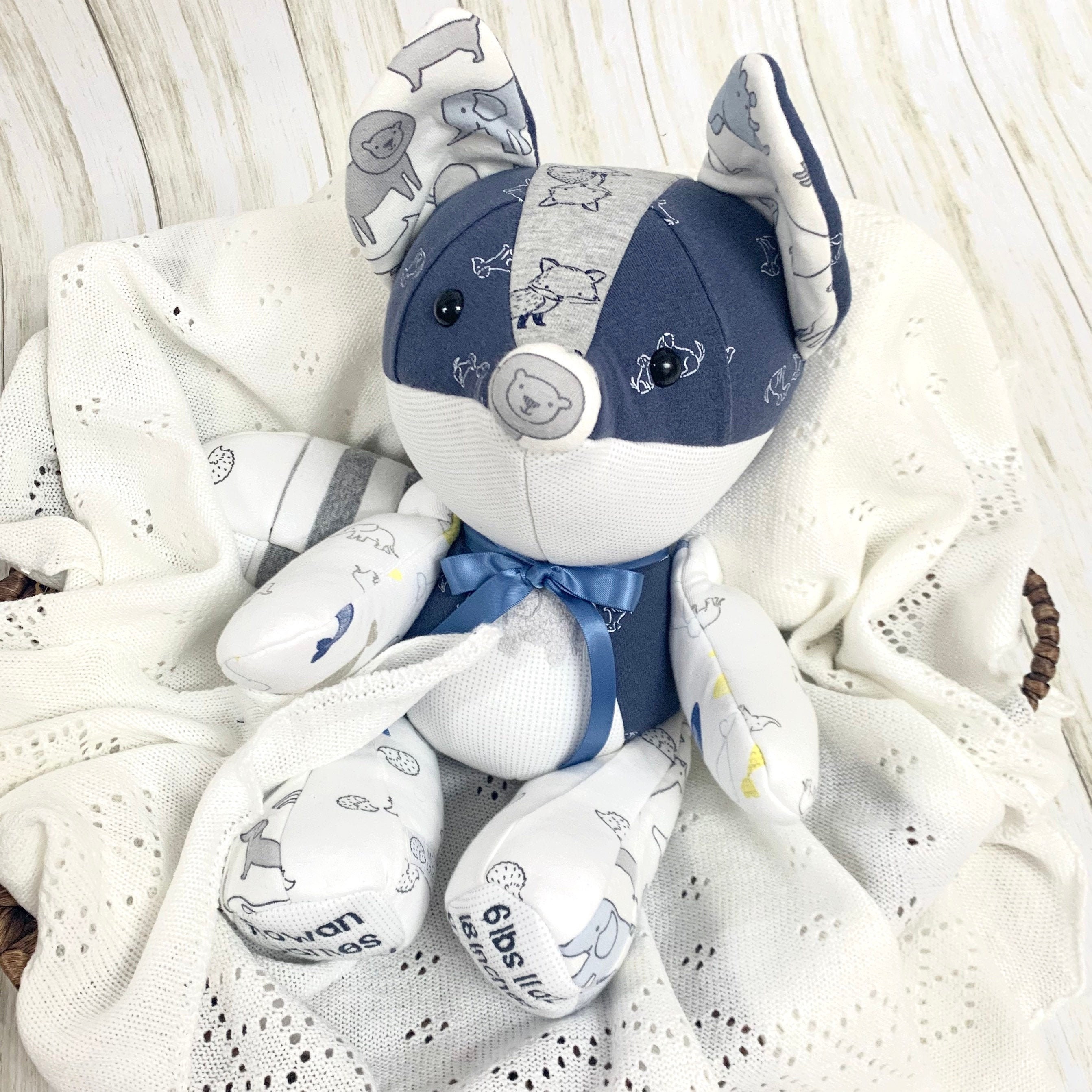 Memory Fox Keepsake Fox Actual Birth Height and Weight Fox Etsy UK