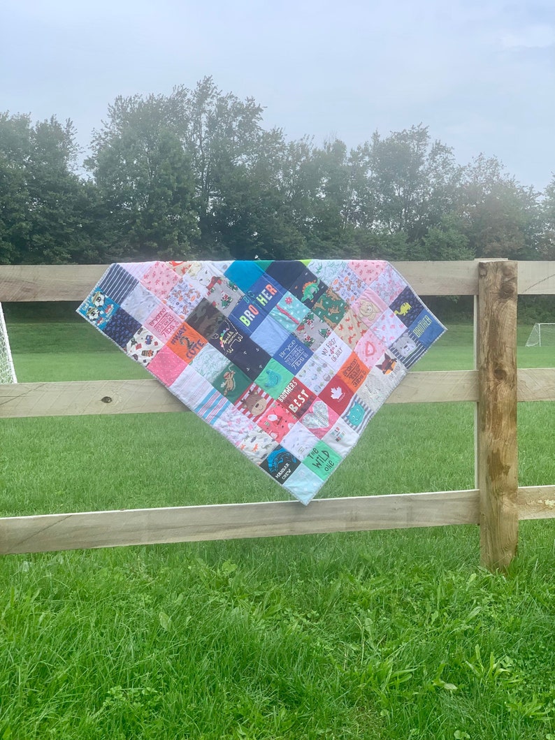Memory quilt made from your clothing items image 1