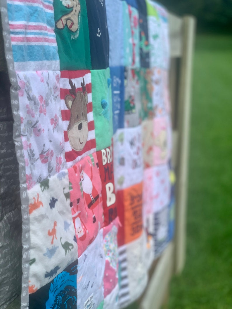 Memory quilt made from your clothing items image 9