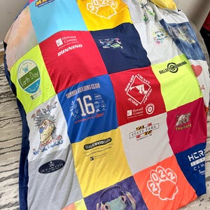 manta de recuerdo con camiseta de memoria