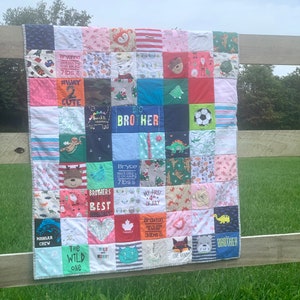 Memory quilt made from your clothing items image 5