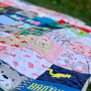 Memory quilt made from your clothing items image 6