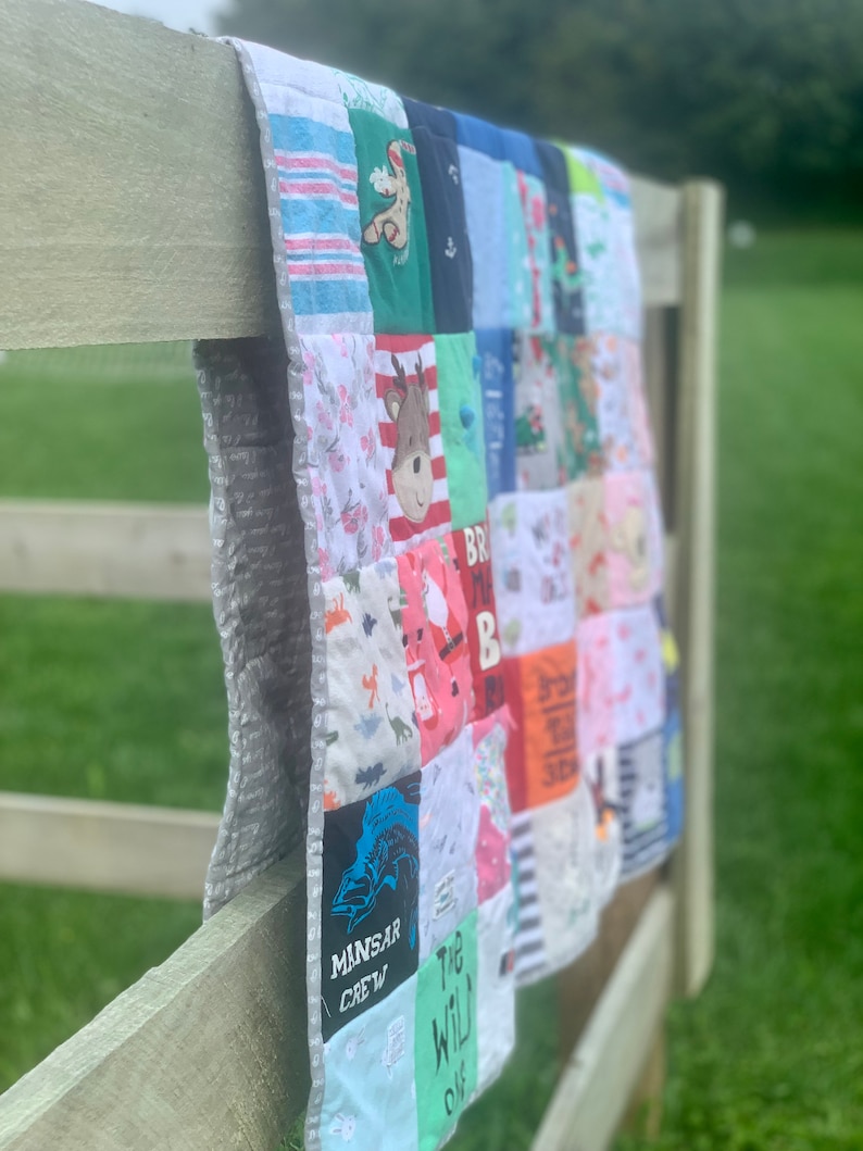 Memory quilt made from your clothing items image 7