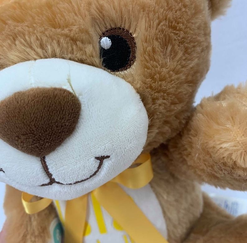 Personalized Weighted Memory Bear Personalized Bear Keepsake | Etsy