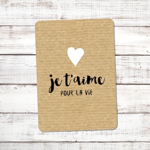 Carte postale {je t'aime}
