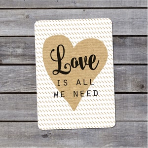 Carte postale {Love is all we need}