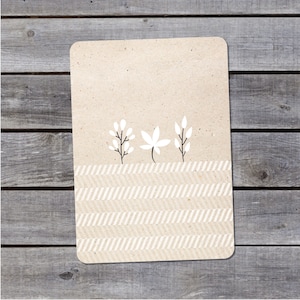 Carte postale {fleurs}