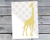 Postcard {The Yellow Giraffe}
