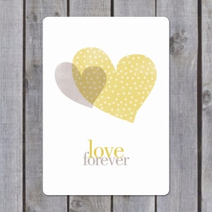 Carte postale {Love forever} 2*