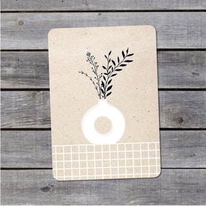 Carte postale {vase}