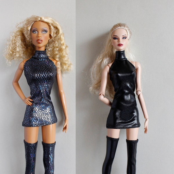 Kleid mit Beinstulpen für fashion dolls