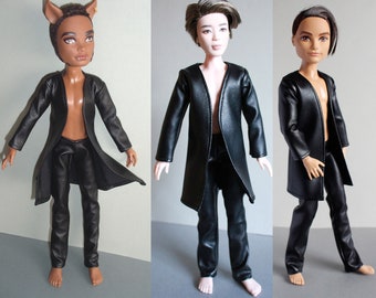 Faux leather Jacket for male fashion dolls