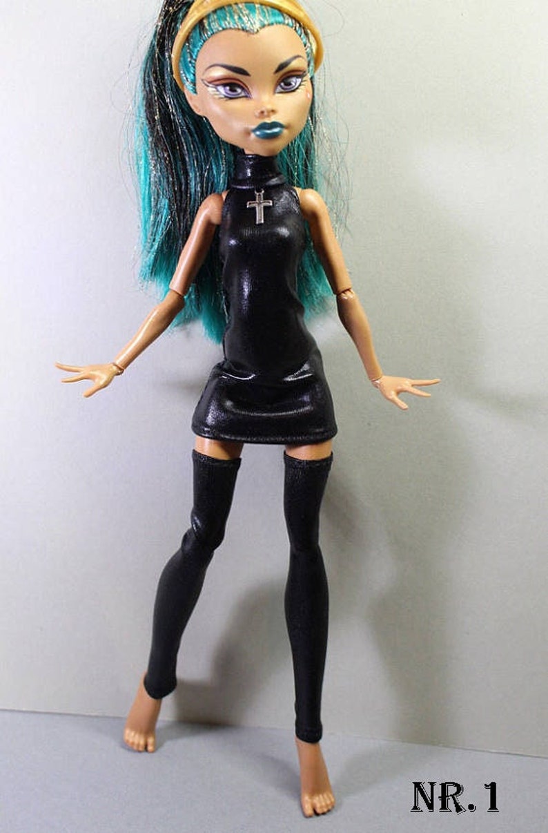 Dress for Monster High Barbie Model Muse Curvy Fashion Royalty FR2 Rainbow High EAH dolls 