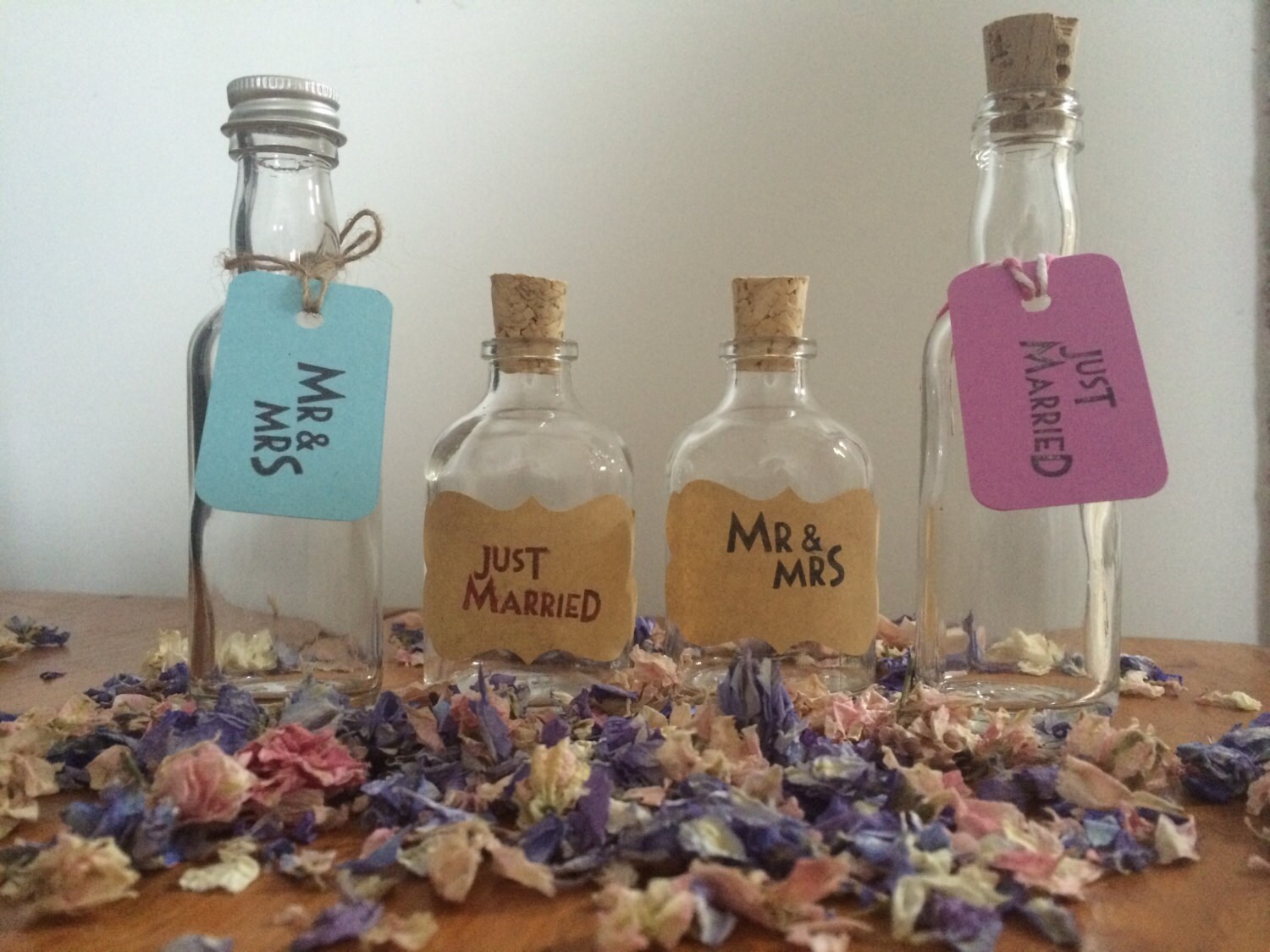 20 Miniature Empty Glass Spirit Bottles 50ml With Silver Screw Etsy UK