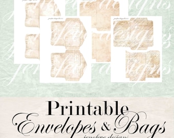 Envelopes & Bags ~Printable Embellishments~  jenofeve designs