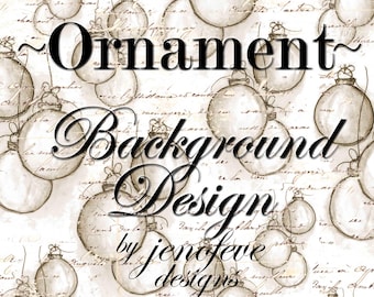 Ornaments Background Design ~VERY Limited Release April 2026~