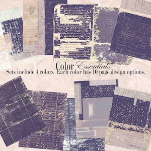 Color Essentials "Set #3" Printable Paper Collection by jenofeve designs image 4