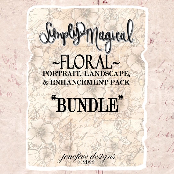 Simply Magical ~BUNDLE~ FLORAL~ Printable Templates